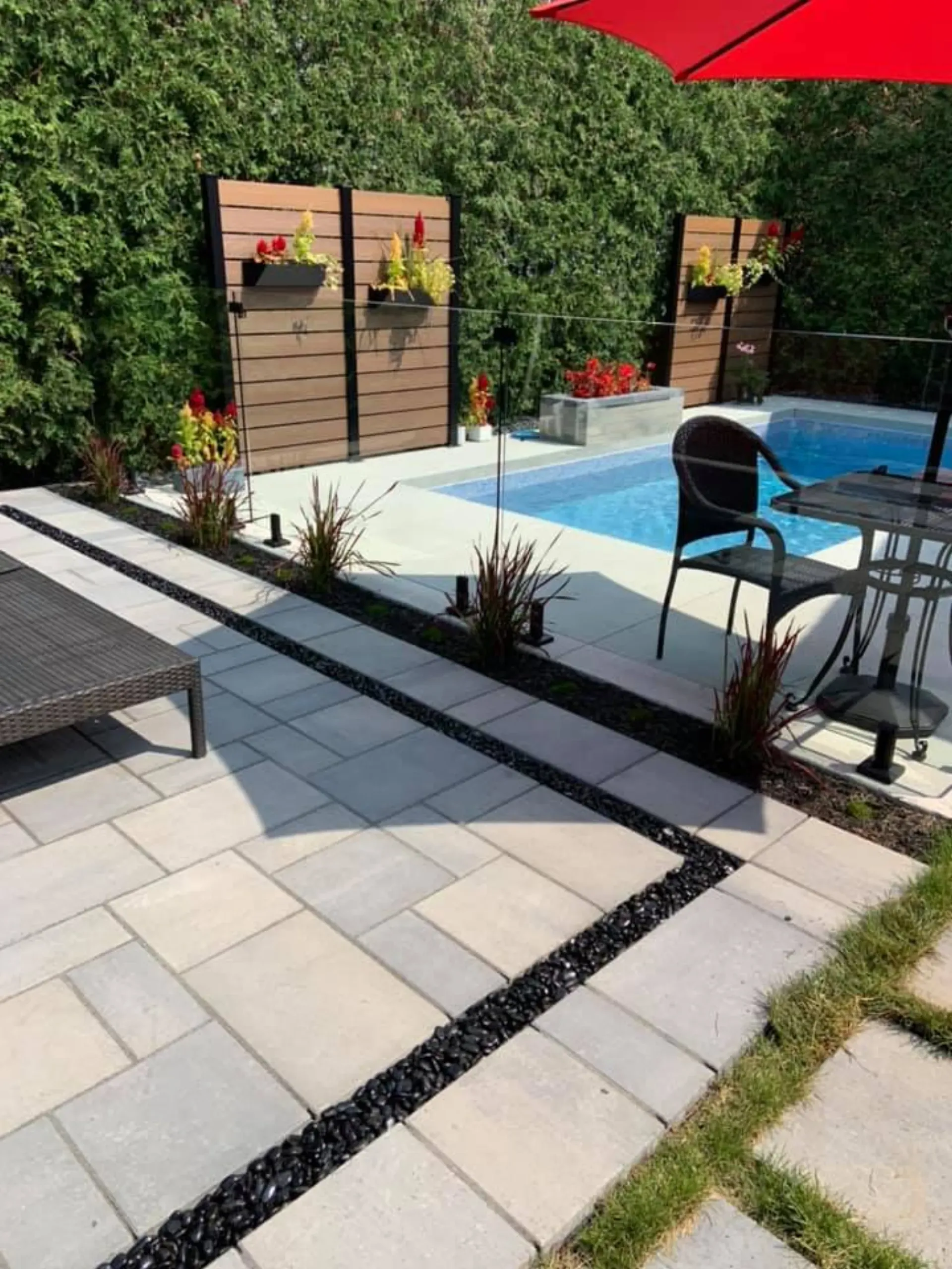 Patio en dalles Techo-Bloc Blu